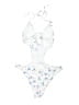 Unbranded Floral White One Piece Swimsuit Size S (estimated) - photo 2
