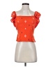 Sofia Jeans by Sofia Vergara 100% Polyester Orange Sleeveless Blouse Size XS - photo 1
