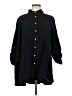 John Mark Black 3/4 Sleeve Button-Down Shirt Size M - photo 1