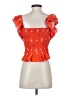 Sofia Jeans by Sofia Vergara 100% Polyester Orange Sleeveless Blouse Size XS - photo 2