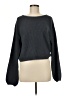 Shein 100% Polyester Solid Gray Pullover Sweater Size 6 - photo 1