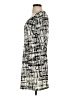 Perceptions Graphic Gray Casual Dress Size S - photo 5