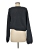 Shein 100% Polyester Solid Gray Pullover Sweater Size 6 - photo 2