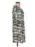 Perceptions Graphic Gray Casual Dress Size S - photo 4
