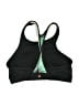 Pink Lotus Graphic Black Swimsuit Top Size M - photo 2