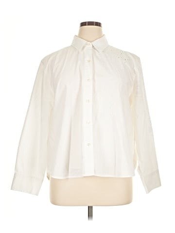 Free Assembly 3/4 Sleeve Button-Down Shirt (view 1)