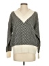 Barbour Chevron-herringbone Ivory Wool Pullover Sweater Size 4 - photo 1