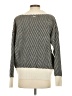Barbour Chevron-herringbone Ivory Wool Pullover Sweater Size 4 - photo 2