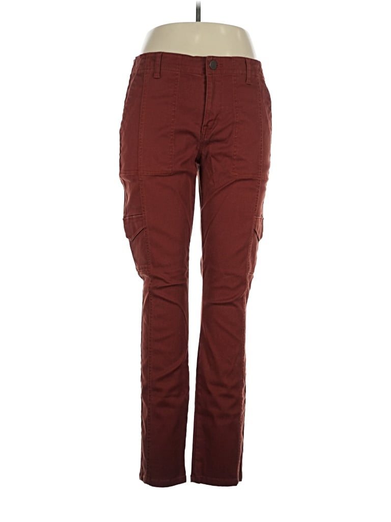 Pre-owned Cabi Cargo Pants In Burgundy