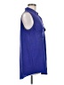 Equipment 100% Silk Blue Blouse Size S - photo 4