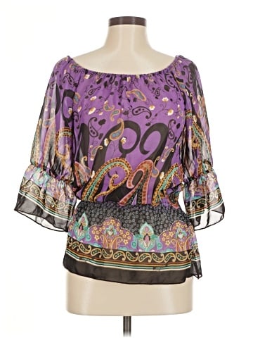 Trac 3/4 Sleeve Blouse (view 1)