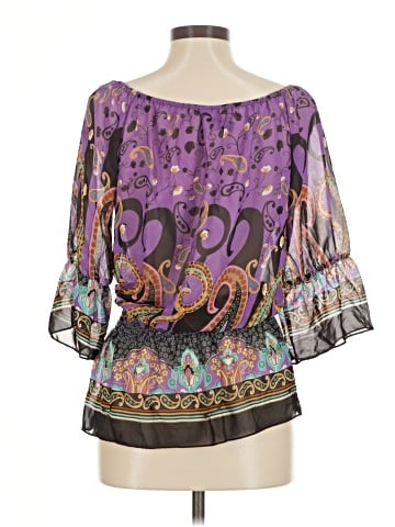 Trac 3/4 Sleeve Blouse (view 2)