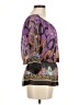 Trac Purple Blue 3/4 Sleeve Blouse Size M (estimated) - photo 4