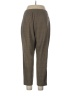 J.Jill Plaid Brown Casual Pants Size L - photo 2