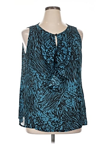 Miss Tina by Tina Knowles Sleeveless Blouse (view 1)
