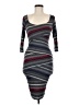 Bailey 44 Stripes Gray Casual Dress Size XS - photo 1
