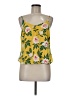 RW&CO 100% Polyester Yellow Sleeveless Blouse Size M - photo 1
