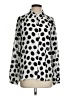 NYDJ Polka Dots Silver Long Sleeve Blouse Size S - photo 1