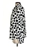 NYDJ Polka Dots Silver Long Sleeve Blouse Size S - photo 5