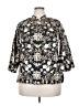 Unbranded Black 3/4 Sleeve Blouse Size XXL (estimated) - photo 1