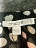 Chico's Polka Dots Black Long Sleeve Blouse Size XL (3.5) - photo 7