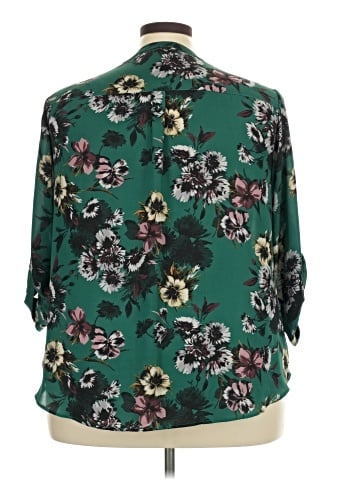 Torrid 3/4 Sleeve Blouse (view 2)