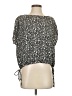 MICHAEL Michael Kors Black Short Sleeve Blouse Size L - photo 1