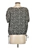 MICHAEL Michael Kors Black Short Sleeve Blouse Size L - photo 2