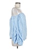 Petersyn Blue 3/4 Sleeve Blouse Size S - photo 4