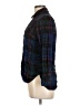 Maurices Plaid Black Long Sleeve Button-Down Shirt Size L - photo 5