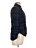 Maurices Plaid Black Long Sleeve Button-Down Shirt Size L - photo 4