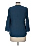Ecru Teal 3/4 Sleeve Blouse Size M - photo 2