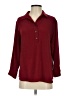Gerard Darel 100% Polyester Burgundy 3/4 Sleeve Blouse Size 4 (36) - photo 1