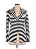 St. John Stripes Ivory Wool Blazer Size 14 - photo 1