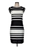 Apt. 9 Stripes Black Casual Dress Size M - photo 1