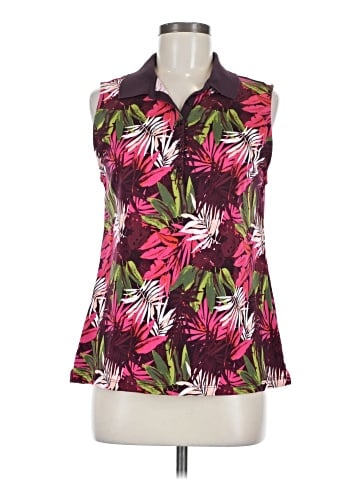 Lands' End Sleeveless Button-Down Shirt (view 1)