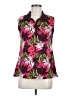 Lands' End 100% Cotton Pink Sleeveless Button-Down Shirt Size M (tall) - photo 1