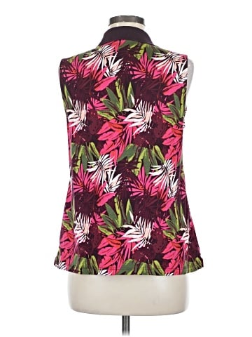 Lands' End Sleeveless Button-Down Shirt (view 2)