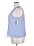 Nine West 100% Polyester Blue Sleeveless Blouse Size XXL - photo 5