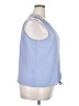 Nine West 100% Polyester Blue Sleeveless Blouse Size XXL - photo 4