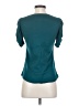 Elegantees Teal Short Sleeve Top Size XS - photo 2