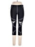 Assorted Brands Graphic Black Leggings Size L - photo 1