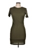 Forever 21 Solid Green Casual Dress Size M - photo 1
