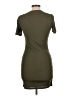 Forever 21 Solid Green Casual Dress Size M - photo 2