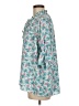 Paul & Joe 100% Polyester Floral Teal 3/4 Sleeve Blouse Size Med (2) - photo 5