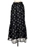 Eres 100% Silk Polka Dots Blue Black Casual Skirt Size Sm - Med - photo 2