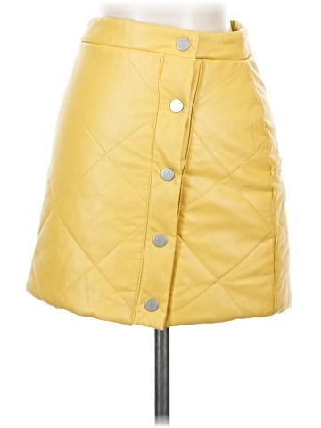Habitual Faux Leather Skirt (view 1)
