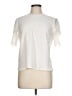 Zara Ivory Short Sleeve Blouse Size L - photo 1