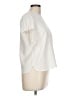 Zara Ivory Short Sleeve Blouse Size L - photo 4