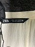 Zara 100% Polyester Ivory Long Sleeve Blouse Size S - photo 7